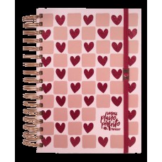 Meu plano perfeito: Florescer, planner sem data para adolescentes, capa coração | Planner 2026
