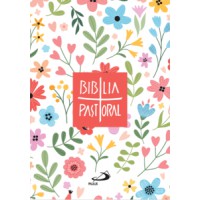 Bíblia Pastoral - Bolso - Capa Cristal - Floral