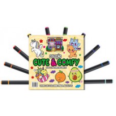 Cute & Comfy Coloring Book for Adults - Fofo e Aconchegante - Livro de Colorir Adulto