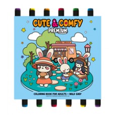 Coleção Cute & Comfy - Premium Edition - Livro de Colorir Adulto Coleção Cute & Comfy - Premium Edition - Livro de Colorir Adulto