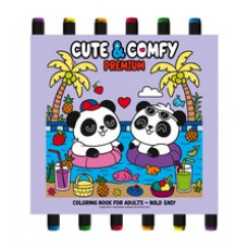 Coleção Cute & Comfy - Premium Edition - Livro de Colorir Adulto Coleção Cute & Comfy - Premium Edition - Livro de Colorir Adulto