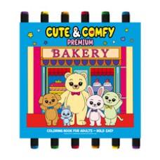 Coleção Cute & Comfy - Premium Edition - Livro de Colorir Adulto Coleção Cute & Comfy - Premium Edition - Livro de Colorir Adulto