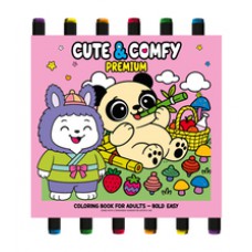 Coleção Cute & Comfy - Premium Edition - Livro de Colorir Adulto Coleção Cute & Comfy - Premium Edition - Livro de Colorir Adulto