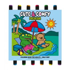 Coleção Cute & Comfy - Premium Edition - Livro de Colorir Adulto Coleção Cute & Comfy - Premium Edition - Livro de Colorir Adulto