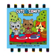 Coleção Cute & Comfy - Premium Edition - Livro de Colorir Adulto Coleção Cute & Comfy - Premium Edition - Livro de Colorir Adulto
