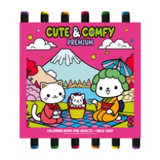 Coleção Cute & Comfy - Premium Edition - Livro de Colorir Adulto Coleção Cute & Comfy - Premium Edition - Livro de Colorir Adulto