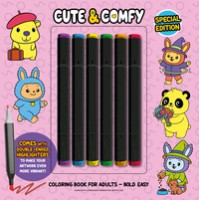 Cute & Comfy Coloring Book for Adults - Special Edition - Livro de Colorir Adulto Cute & Comfy Coloring Book for Adults - Special Edition - Livro de Colorir Adulto