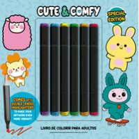 Cute & Comfy Coloring Book for Adults - Special Edition - Livro de Colorir Adulto Cute & Comfy Coloring Book for Adults - Special Edition - Livro de Colorir Adulto
