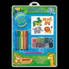 Fazendo Arte Diamante 5D - Amigos Animais Fazendo Arte Diamante 5D - Amigos Animais