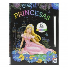 Raspar e Colorir: Princesas