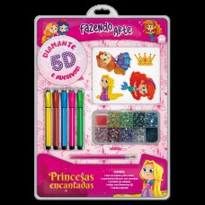 Fazendo Arte Diamante 5D - Princesas encantadas Fazendo Arte Diamante 5D - Princesas encantadas