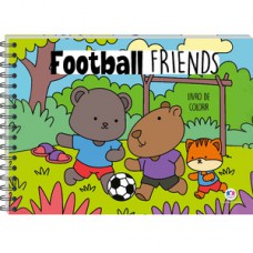Football Friends - Livro de colorir com marcador Football Friends - Livro de colorir com marcador