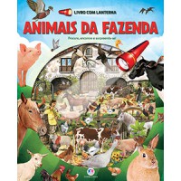 Animais da fazenda - Livro com lanterna