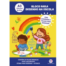 Bloco para Desenho A3 140g - 20 Folhas brancas Bloco para Desenho A3 140g - 20 Folhas brancas