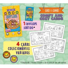 Bíblico - Comfy and Cozy 4 Cards para colorir e colecionar Bíblico - Comfy and Cozy 4 Cards para colorir e colecionar