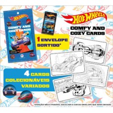 Hot Wheels - Comfy and Cozy 4 Cards para colorir e colecionar Hot Wheels - Comfy and Cozy 4 Cards para colorir e colecionar