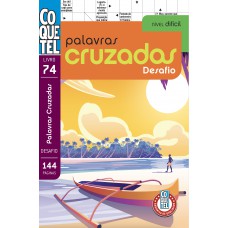 Livro Coquetel Palavras-Cruzadas Desafio 74 Livro Coquetel Palavras-Cruzadas Desafio 74