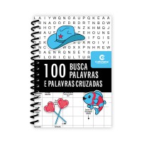 100 Busca Palavras e Palavras Cruzadas Azul – Volume 2, novos desafios