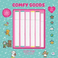Cozy fun - Livro de colorir com 6 marcadores Cozy fun - Livro de colorir com 6 marcadores