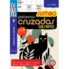 Livro Coquetel Palavras-Cruzadas Jumbo Desafio 8 Livro Coquetel Palavras-Cruzadas Jumbo Desafio 8