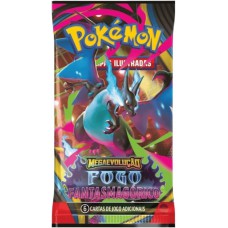 Pokémon TCG, Blister Unitário ME02 Fogo Fantasmagórico 6 Cartas
