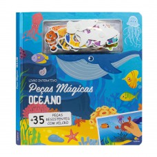 Peças Mágicas - Um livro com velcro: Oceano