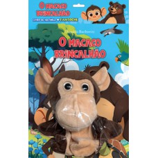 O macaco brincalhão - Livro de história + Fantoche