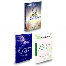 Kit Livro dos Médiuns Ide+Imensidão dos Sentidos+Estude o livro dos Médiuns