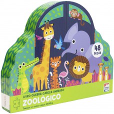 Livro Quebra-Cabeça Animado: Zoológico Livro Quebra-Cabeça Animado: Zoológico