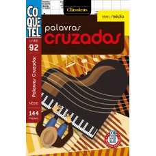 Livro Coquetel Palavras Cruzadas Médio 92