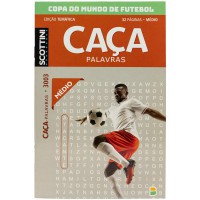 Scottini Temático Caça-palavras COPA DO MUNDO MÉDIO (32p) N.3003 Scottini Temático Caça-palavras COPA DO MUNDO MÉDIO (32p) N.3003