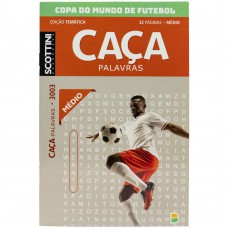 Scottini Temático Caça-palavras COPA DO MUNDO MÉDIO (32p) N.3003