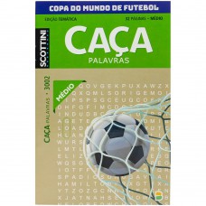 Scottini Temático Caça-palavras COPA DO MUNDO MÉDIO (32p) N.3002