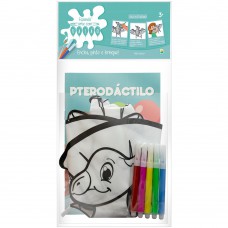 Fazendo Arte com Balão! Atividades & Colorir: Pterodáctilo