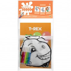 Fazendo Arte com Balão! Atividades & Colorir: T-Rex