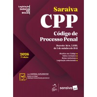 Código de Processo Penal - Legislação Saraiva de Bolso - 7ª Edição 2026