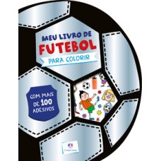 Meu livro de futebol para colorir com adesivos