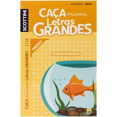 Scottini Caça-Palavras Letras Grandes (32p) N.2126 (Médio)