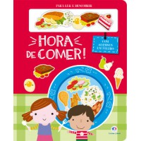 Hora de comer! - Com adesivos em feltro Hora de comer! - Com adesivos em feltro