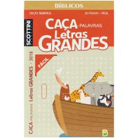 Scottini Temático Caça-palavras Letras Grandes BÍBLICO FÁCIL (32p) N.3018