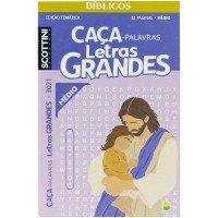 Scottini Temático Caça-palavras Letras Grandes BÍBLICO MÉDIO (32p) N.3021