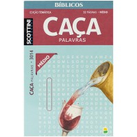 Scottini Temático Caça-palavras BÍBLICO MÉDIO (32p) N.3014