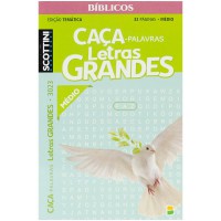 Scottini Temático Caça-palavras Letras Grandes BÍBLICO MÉDIO (32p) N.3023