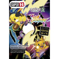 POKÉMON LEGENDS Z-A: MEGA DIMENSIONS (Versão lisa, sem dobras, enviada em tubo protetor) - Superpôster Super N POKÉMON LEGENDS Z-A: MEGA DIMENSIONS (Versão lisa, sem dobras, enviada em tubo protetor) - Superpôster Super N