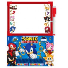Sonic lousinha divertida - caligrafia dos numerais