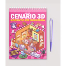 Livro cenário 3D – Monte cenários com adesivos em miniatura