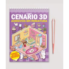 Livro cenário 3D – Monte cenários com adesivos em miniatura