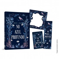 No azul profundo + Brinde