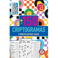 Livro Coquetel Mais de 150 Criptogramas 42 S/P