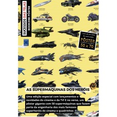 SuperMáquinas - A Engenharia dos SuperHeróis (Versão lisa, sem dobras, enviada em tubo protetor) - Superpôster Sucesso das Telas